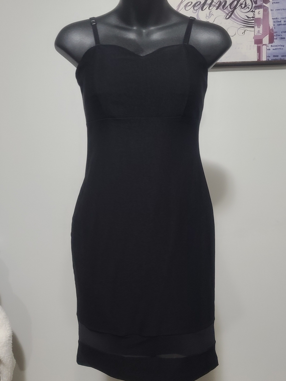 Fashion Nova Black Bodycon Mini Dress